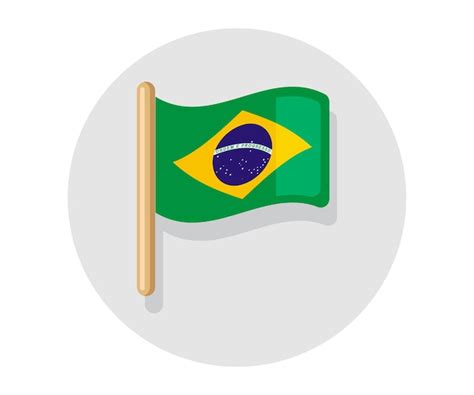 Premium Vector Waving Vector Flag Of Brazil