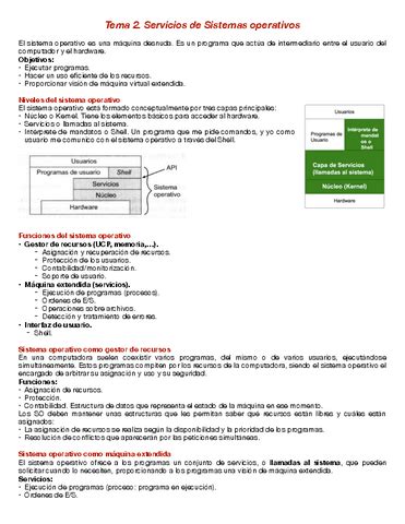 Tema 2 Servicios De Sistemas Operativos Pdf