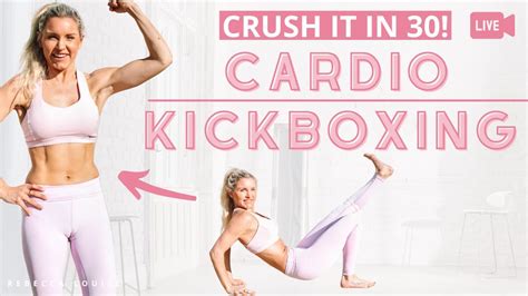 Cardio Crushing Kickboxing 30 Minutes Full Body Workout To Tone Up Youtube