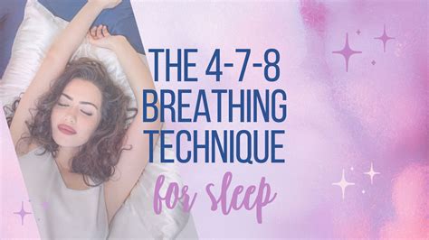 The 4-7-8 Breathing Technique for Sleep