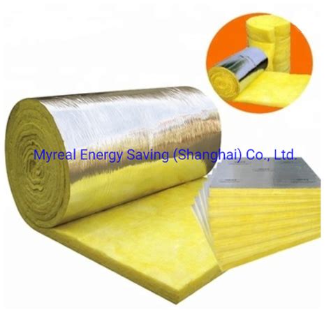 Fireproof Soundproof Fiber Glass Wool Sheet Thermal Insulation Blanket Roll China Glass Wool