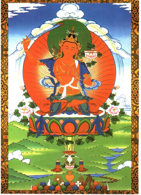 Tibetan Vajrayana Buddhism Manjushri Bodhisattva