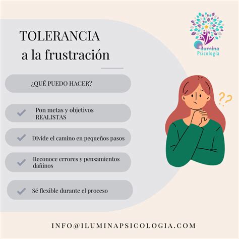 TOLERANCIA A LA FRUSTRACIÓN Ilumina Psicología