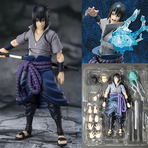 Shfiguarts Figura Naruto Uchiha Sasuke Modelo SHF Anime Brinquedos M