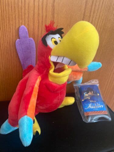 Disney Store Aladdin Iago Plush Parrot Doll 11 NEW With Tags RARE EBay