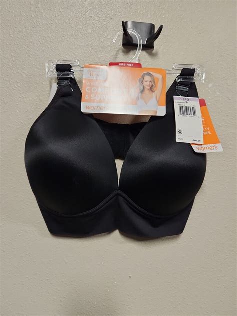 Warner S Women S Elements Of Bliss Wirefree Contour Bra Rich Black Size 38d 1 For Sale Online Ebay