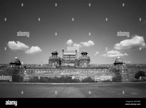 Panoramic view of a fort, Red Fort, New Delhi, India Stock Photo - Alamy