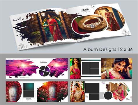 elegant frames  white themed  wedding album psds high res