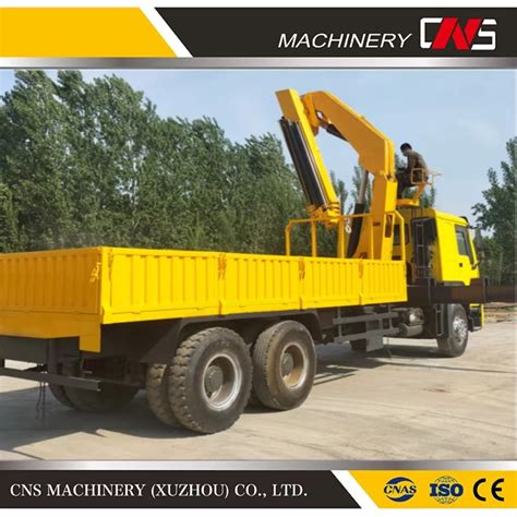 Hot Sale China Cns 3 Ton Mobile Small Truck Mounted Crane Price Knuckle