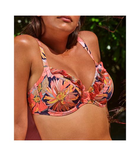 Haut De Bikini Tulipe Melanesia Coral Flower Prima Donna Swim