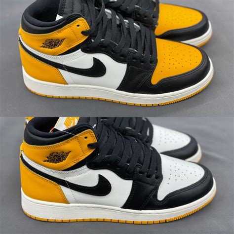 나이키 조던 택시 토박스 교체 커스텀 Nike Jordan 1 Retro High Og Yellow Toe Taxi 네이버 블로그