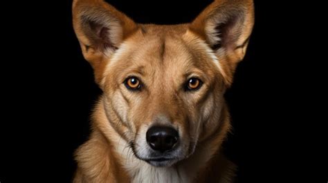 Premium AI Image | Portrait of a wild dingo canis lupus dingo australia