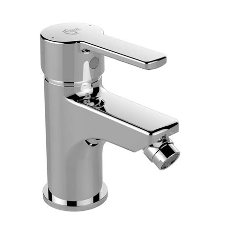 Set Miscelatori Lavabo E Bidet Cromato Lucido Con Piletta Ideal