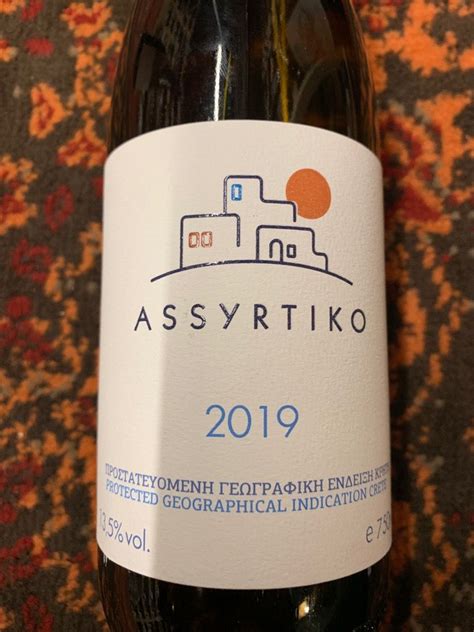 2019 Lyrarakis Assyrtiko Greece Crete Cellartracker