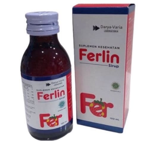 Jual Ferlin Syrup 100 Ml Shopee Indonesia