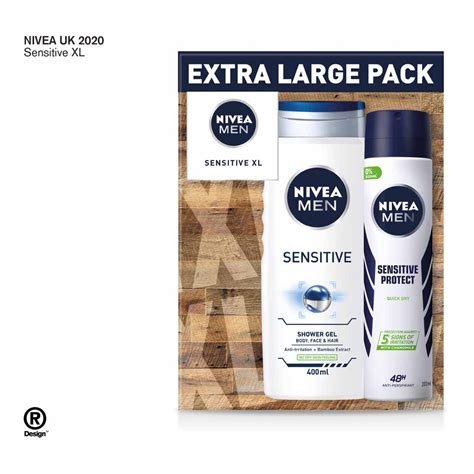 Nivea Men Xl Sensitive Gift Set | Wilko