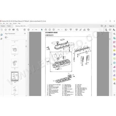 Manitou Forklift MSI 20 25 30 G Service Repair Manual