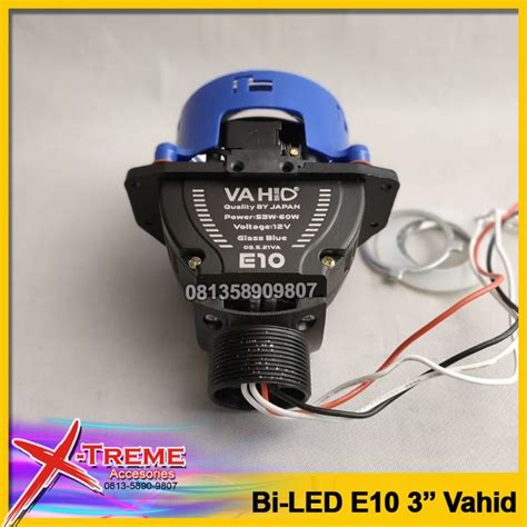 Jual Bi LED E10 Vahid 3 Inch LED Projektor Dual Core Pro Lens Shopee