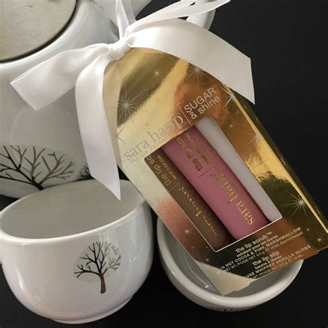 Sara Happ Sugar And Shine Holiday Lip Kit Hot Cocoa And Pink Marshmallow