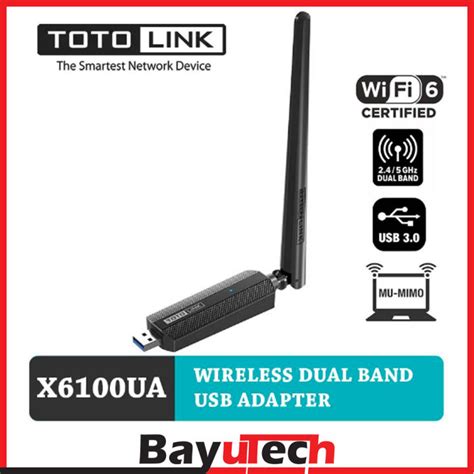 TOTOLINK X6100UA AX1800 A650UA Dual Band 650Mbps USB WiFi Adapter