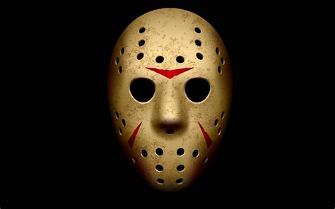 black background, Jason Voorhees, mask, Friday the 13th, HD Wallpaper ...