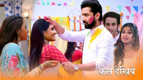 Rishi Fills Laxmi Mang On Holi Malishka Angry Bhagya Laxmi