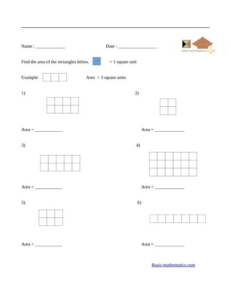 Area Worksheets | Teach Starter - Worksheets Library