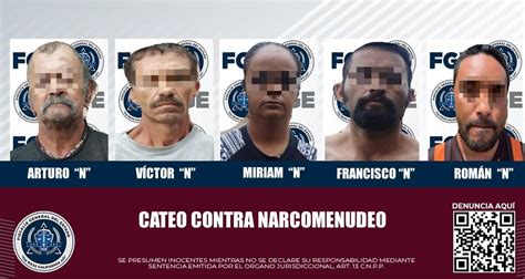 Cateos Contra Narcomenudeo Efectuados Por La Fge Derivan En