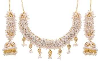 Buy REAL PEARLS NECKLACE SET FROM HYDERABAD Online