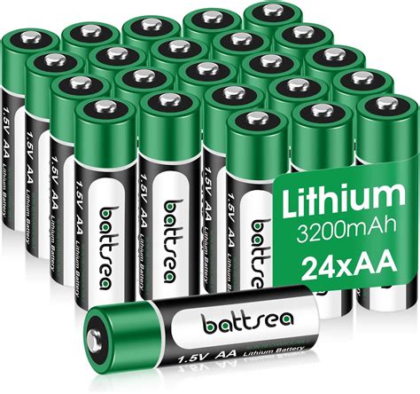 Battsea Aa Lithium Battery Pack Mah Wh V Double Aa Long