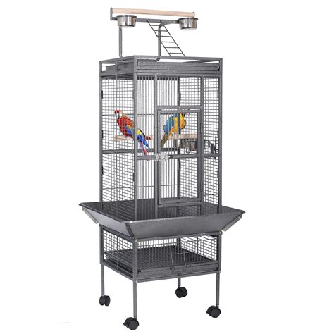 Opened For Inspection Hsm Inch Wrought Iron Large Bird Flight Cage