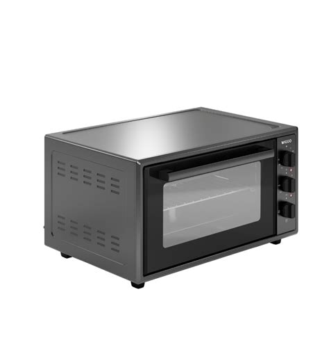 WIGGO WMO E456 B VRIJSTAANDE OVEN 45L ZWART Ovitshop Nl