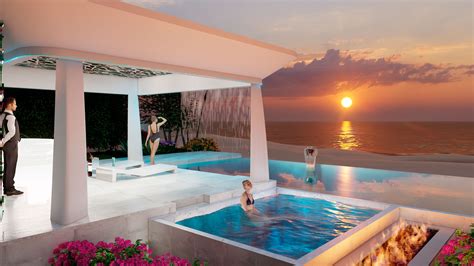 Luxury Swimming Pools With Waterfalls