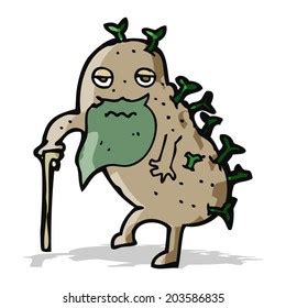 cartoon  potato man stock vector royalty   shutterstock