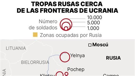 Mapa De Ucrania Y Rusia Las Zonas Rojas Del Conflicto Levante EMV