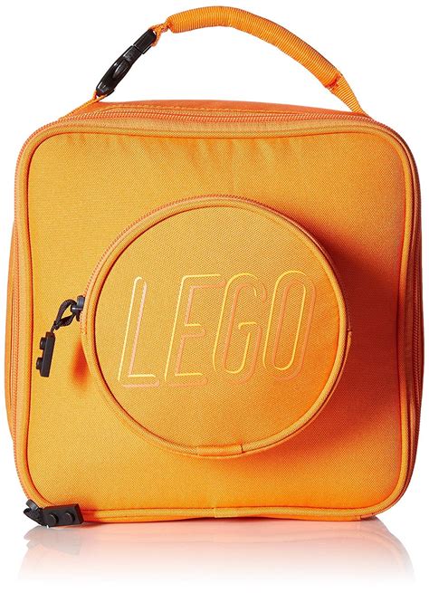 LEGO Unisex Brick Lunch Bag Orange Walmart