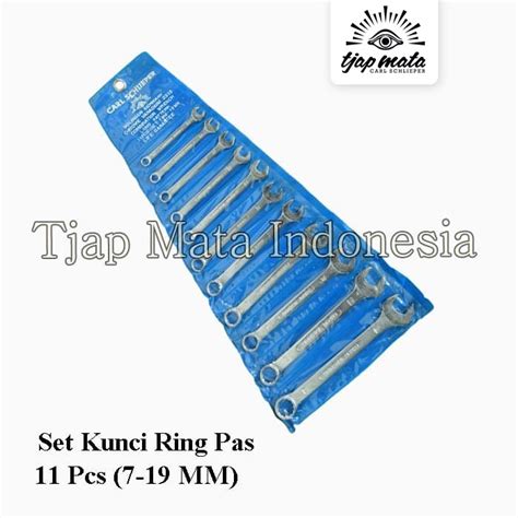 Jual TJAP MATA CAP MATA Kunci Ring Pas Set 11 Pcs 7 19 MM