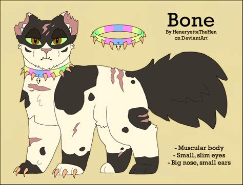 Warrior Cats Design #62: Bone by HeneryettaTheHen on DeviantArt