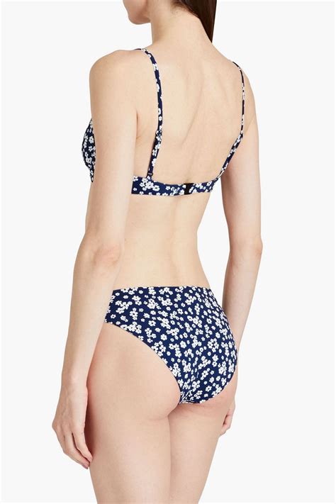 Onia Floral Print Underwired Bikini Top The Outnet