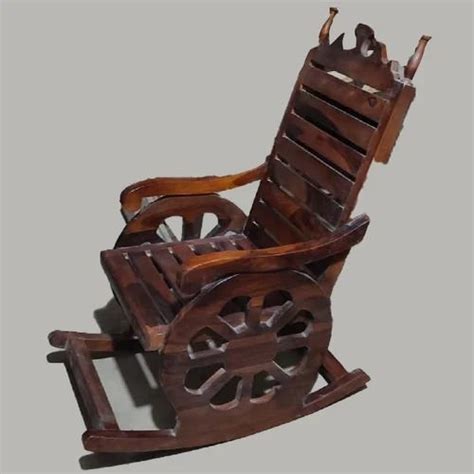 Sheesham Wood Rocking Chair Without Cushion At Rs 11000 In Jodhpur