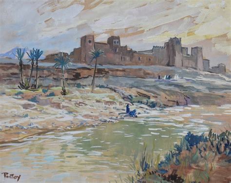 Henry Pontoy 1888 1968 Vallée du Draa au Maroc Catawiki