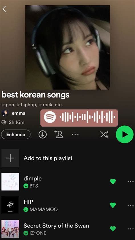 Beat Korean Songs Spotify Playlist Playlist Spotify Pop Playlist