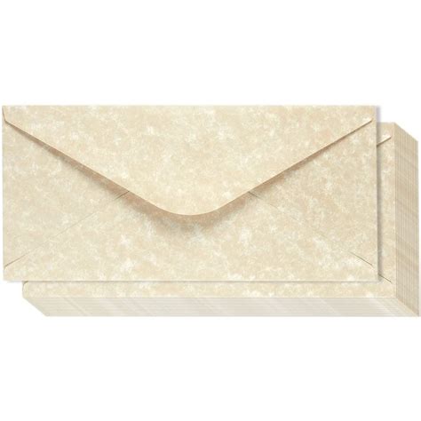 Pack Parchment Envelopes For Letters With Gummed Seal Decorative