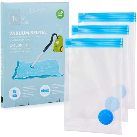 Housse De Rangement Sou Vide Limics Vacuum Bags Lot Cdiscount