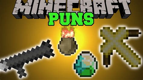 Minecraft PUN MOD KILL MOBS COMPLETE TASKS WITH PUNS Mod Showcase