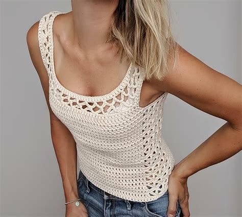 Crochet Pattern Aestas Crochet Top Pattern Women Crochet Etsy