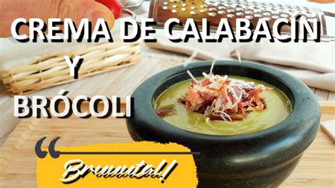 Receta fácil de puré de brócoli y calabacín disfruta de una comida