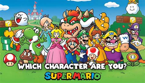 Which Mario Character Are You? 1 of 6 Matching Quiz