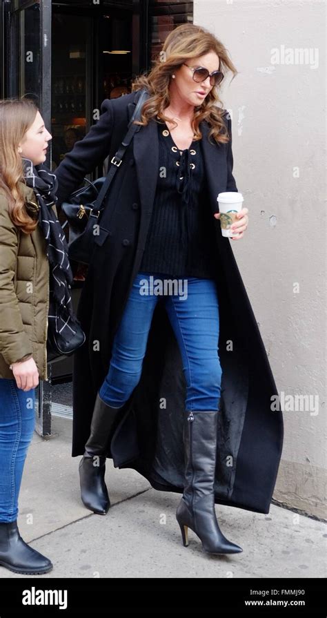 Caitlyn Jenner visits a Starbucks in New York Featuring: Caitlyn Jenner ...