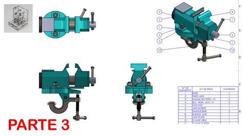 C Mo Ensamblar Una Prensa En Solidworks Parte Youtube